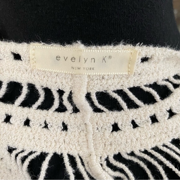 Evelyn K for Anthropologie Cream Crochet Kimono Cover Up - Picture 7 of 7